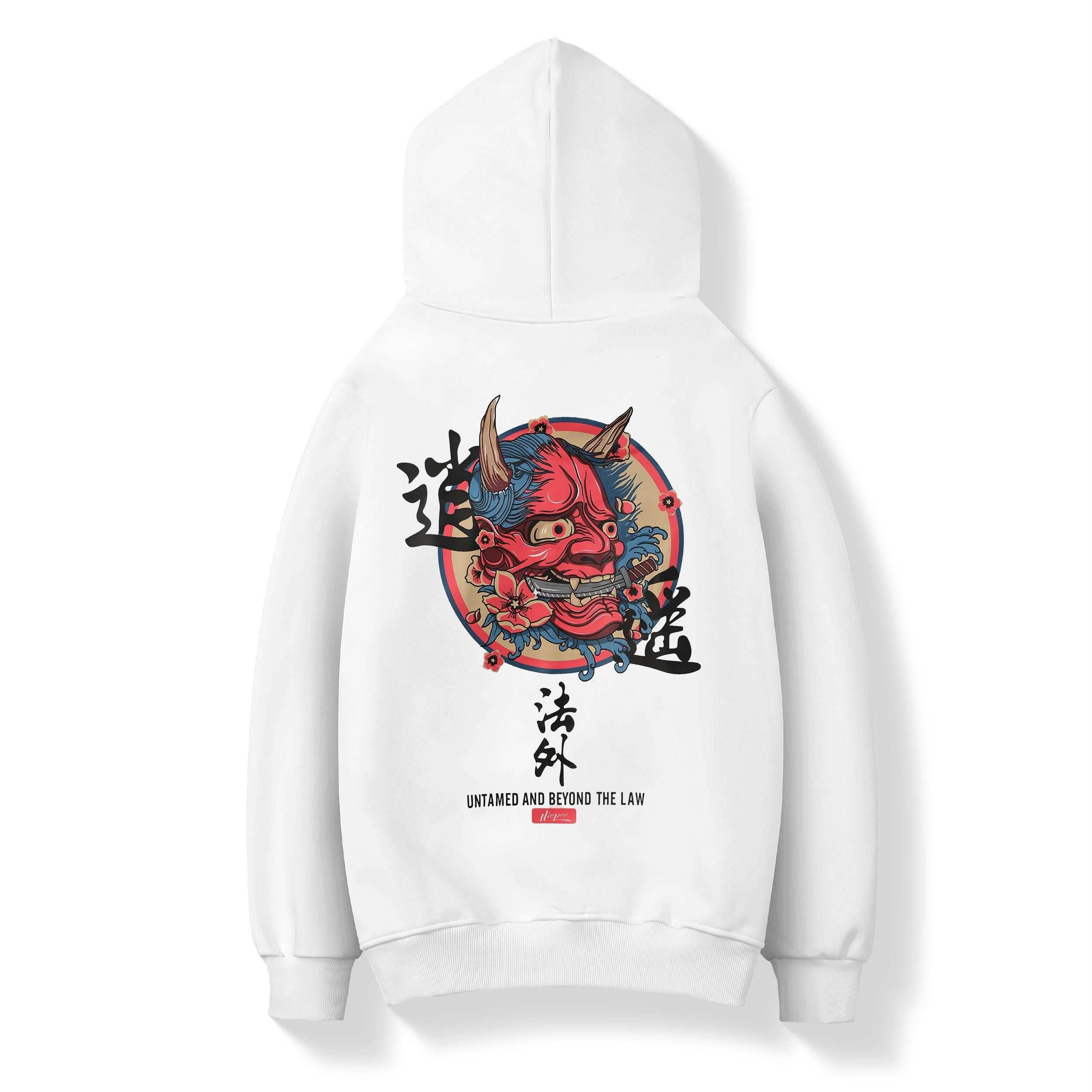 KH9009 Beyond The Law Hoodie - White / S