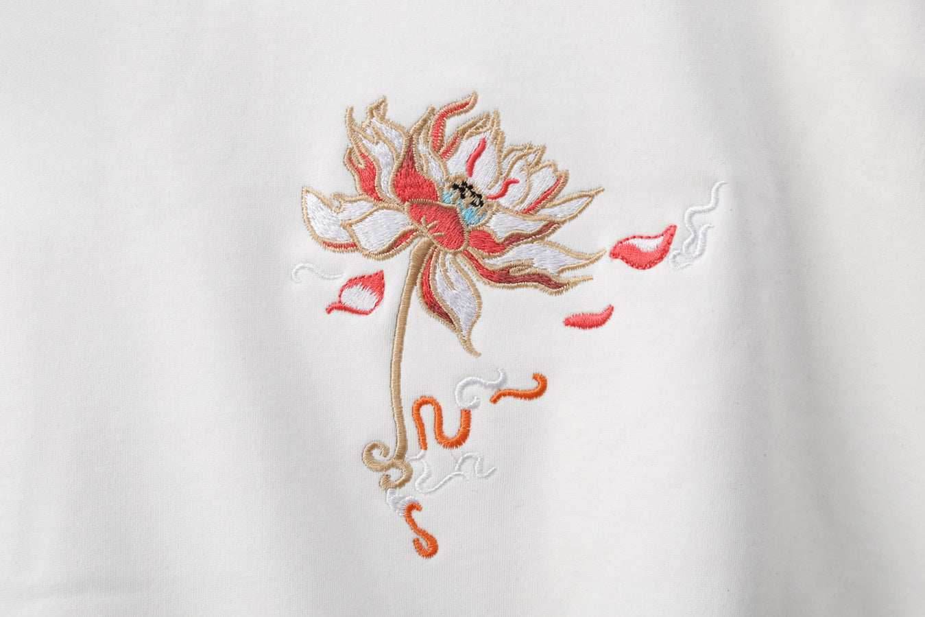 KH9010 Blue Phoenix Embroidery Hoodie - Black / S