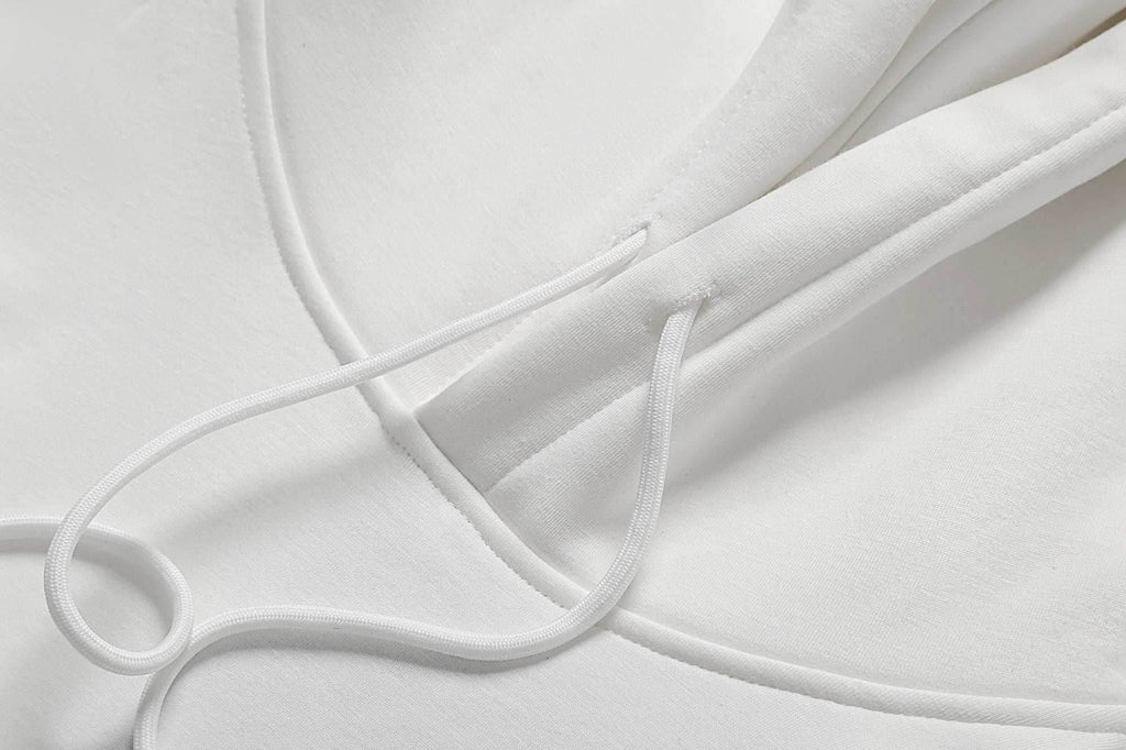 KH9017 Rich Tiger Embroidery Hoodie - White / S