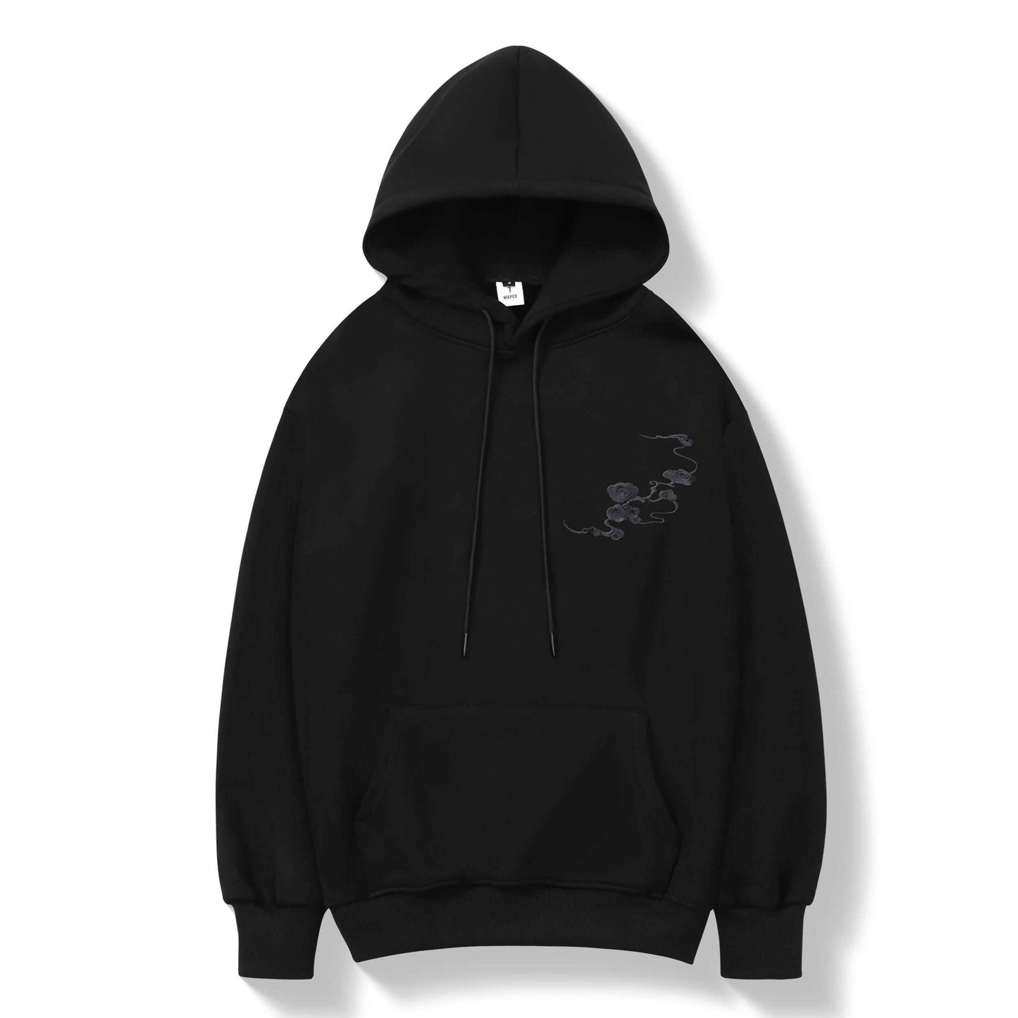 KH9202 Raging Panther Embroidery Hoodie - White / S