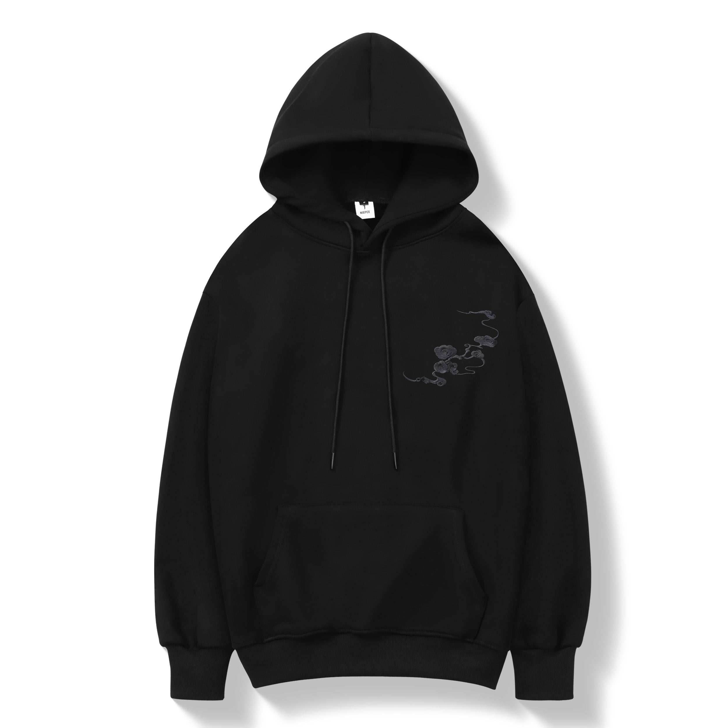 KH9202 Raging Panther Embroidery Hoodie - White / S