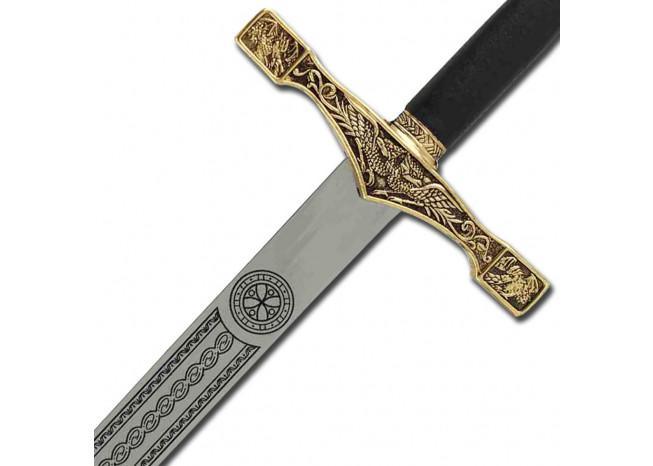 King Arthur Excalibur Replica Longsword Gold