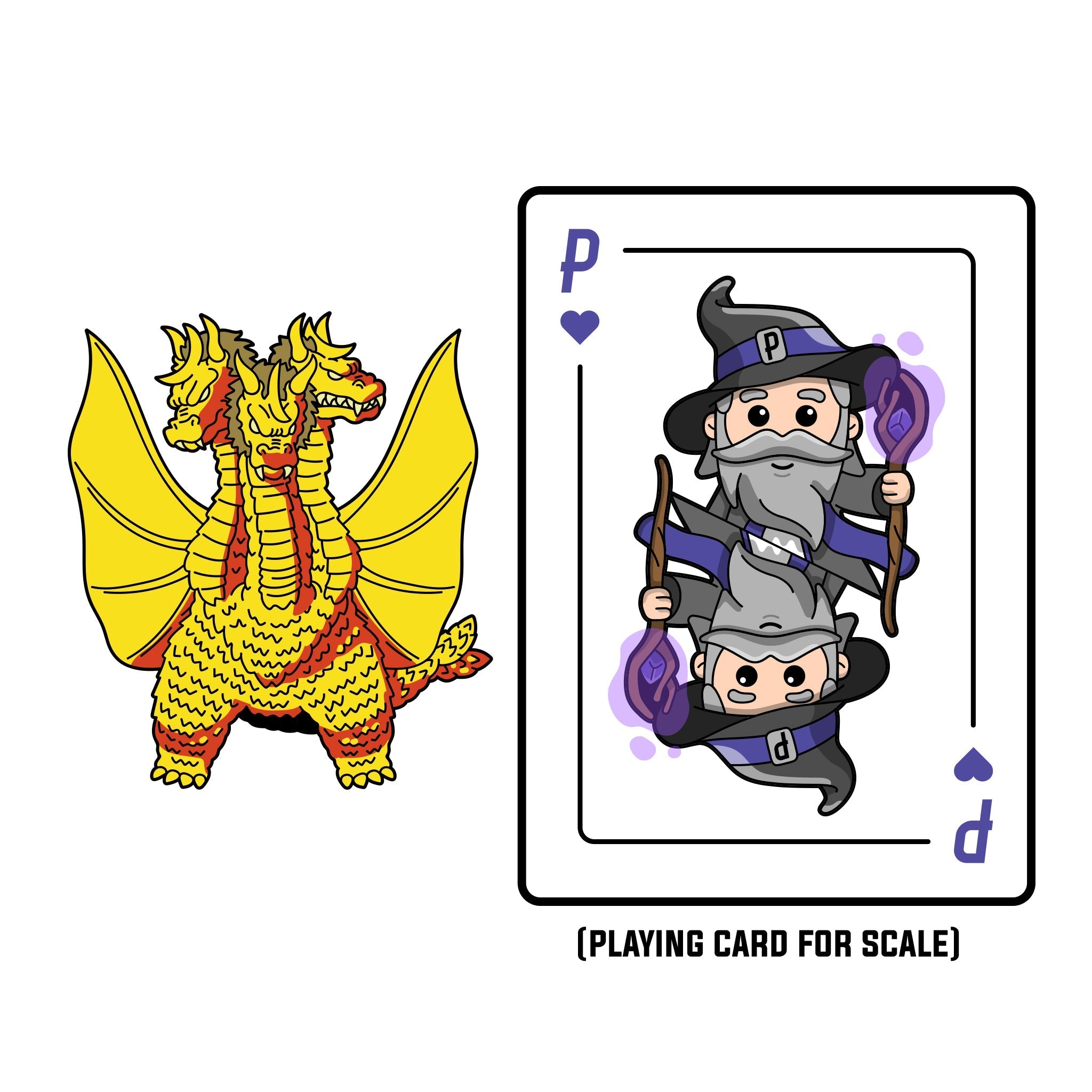 King Ghidorah Showa Era AR Pin