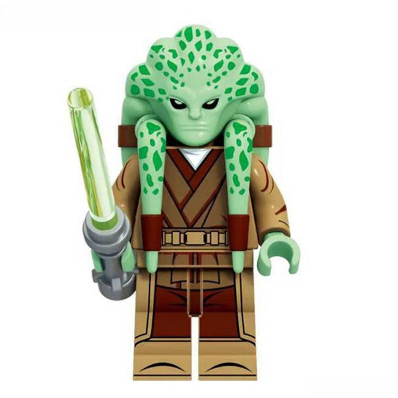 Kit Fisto Lego Star wars Minifigures custom Toys