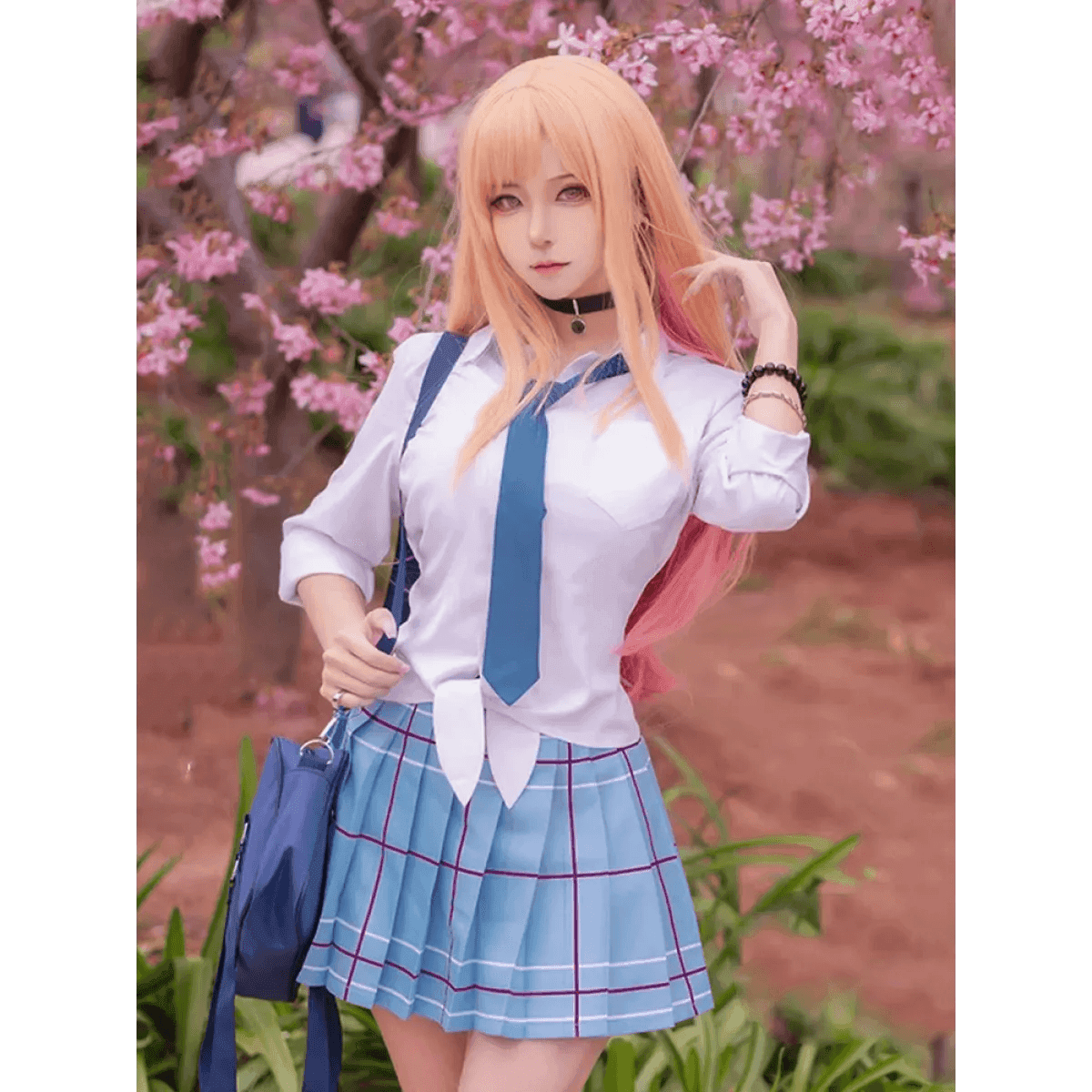 Kitagawa Marin School Uniform Cosplay – My Dress-Up Darling Set for Women - Costume Only / L