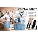 Kitagawa Marin School Uniform Cosplay – My Dress-Up Darling Set for Women - Costume Only / L