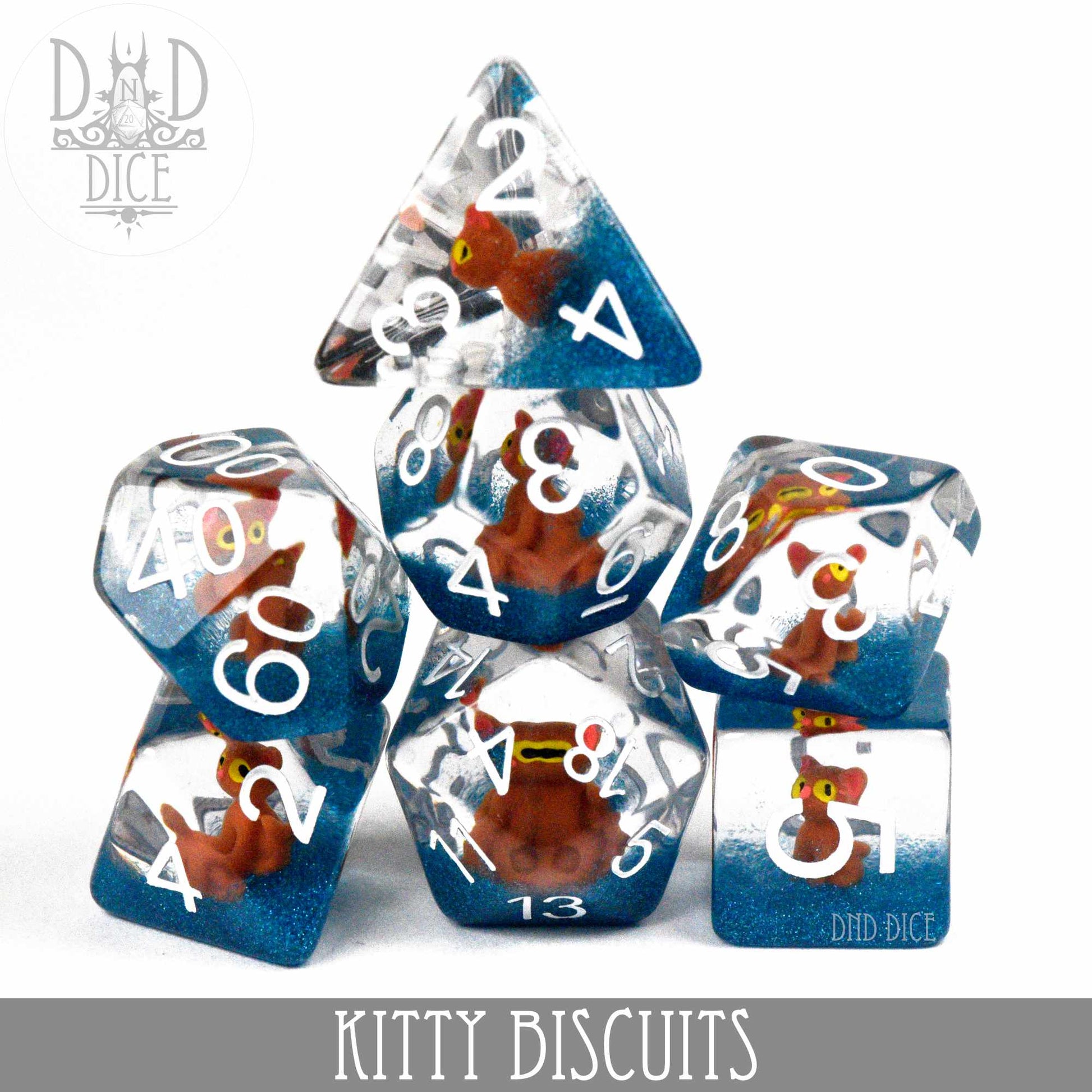 Kitty Biscuits Dice Set