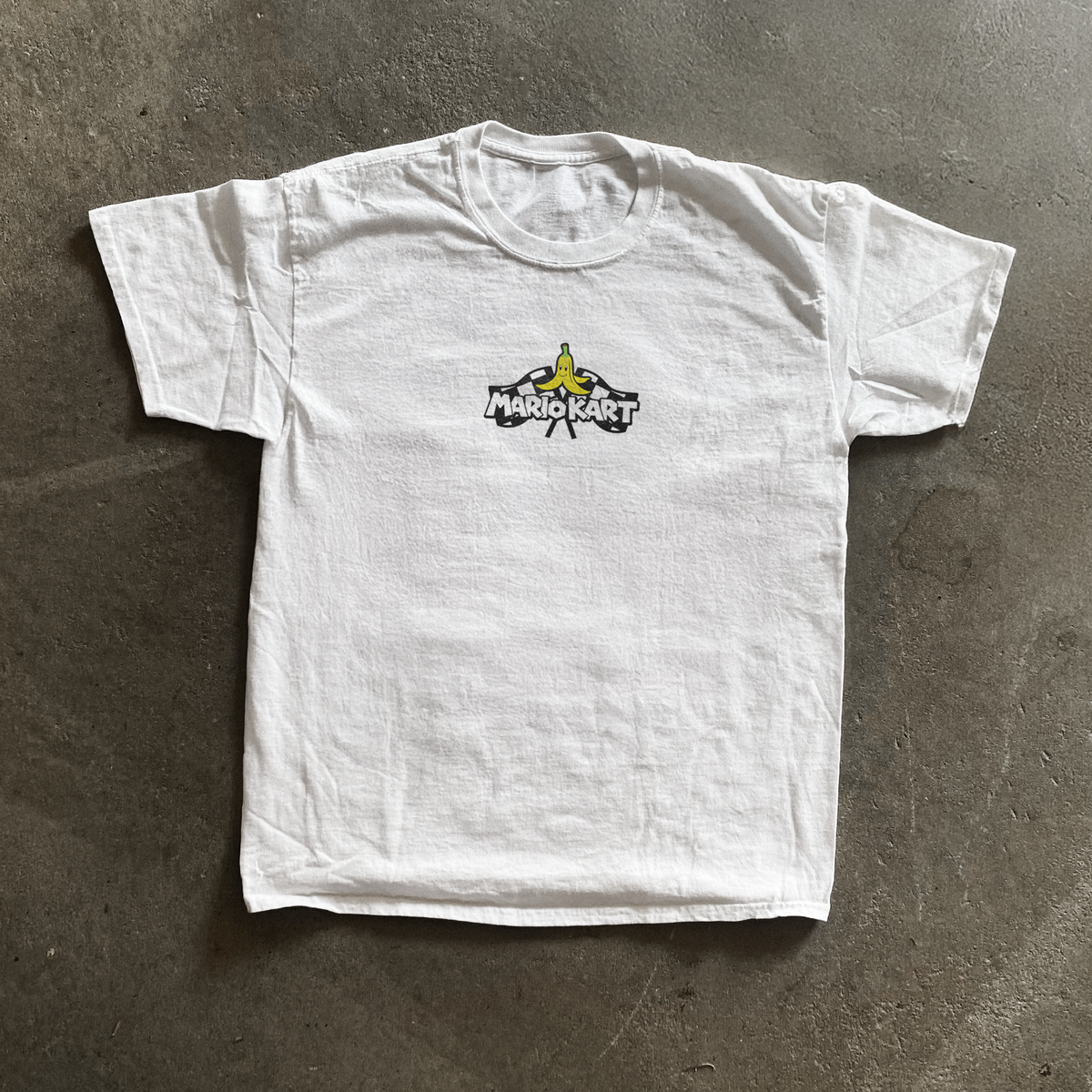 MarioKart 64 'Character Select' Vintage Washed White Tee