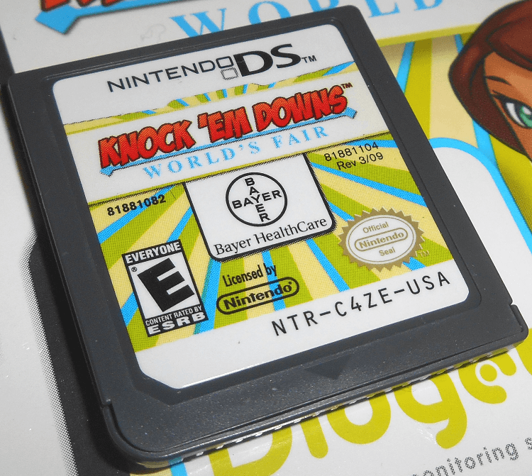 Knock 'Em Downs World's Fair [European Import] (Nintendo DS) - Game Manual Only