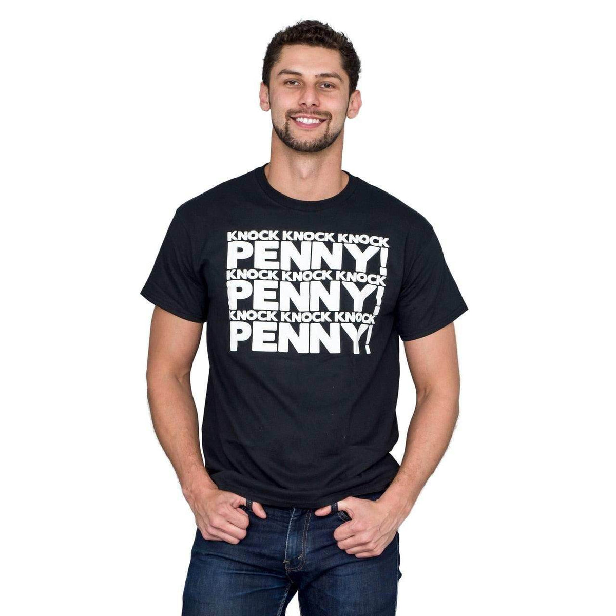 Knock Knock Penny Adult T-shirt - S / Black