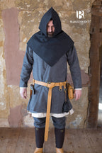Skjoldehamn Cowl Knud Herringbone Black/Grey