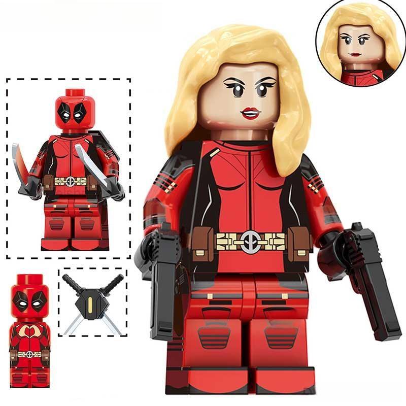 Lady Deadpool from Deadpool & Wolverine Lego Minifigures Custom Toys 1