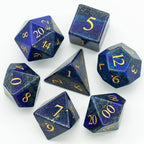 Lapis Lazuli Gemstone Dice Set - 