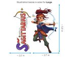 Sagittarius Sticker and Magnet - Celestial Archer Horoskins™ – Zodiac Fire Sign | Waterproof & UV-Proof - Sticker / Large