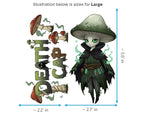 Death Cap Sticker and Magnet - Deadly Deceiver Fungikins™ – Poisonous Mushroom Art | Waterproof & UV-Proof - Sticker / Large
