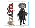 Azazel Sticker and Magnet - the Forbidden Teacher Biblikins™ – Apocryphal Fallen Angel | Waterproof & UV-Proof - Sticker / Large