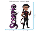Scorpio Sticker and Magnet - the Phoenix Horoskins™ – Zodiac Water Sign | Waterproof & UV-Proof - Sticker / Large