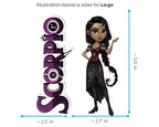 Scorpio Sticker and Magnet - Enigmatic Scorpion Horoskins™ – Zodiac Water Sign | Waterproof & UV-Proof - Sticker / Large