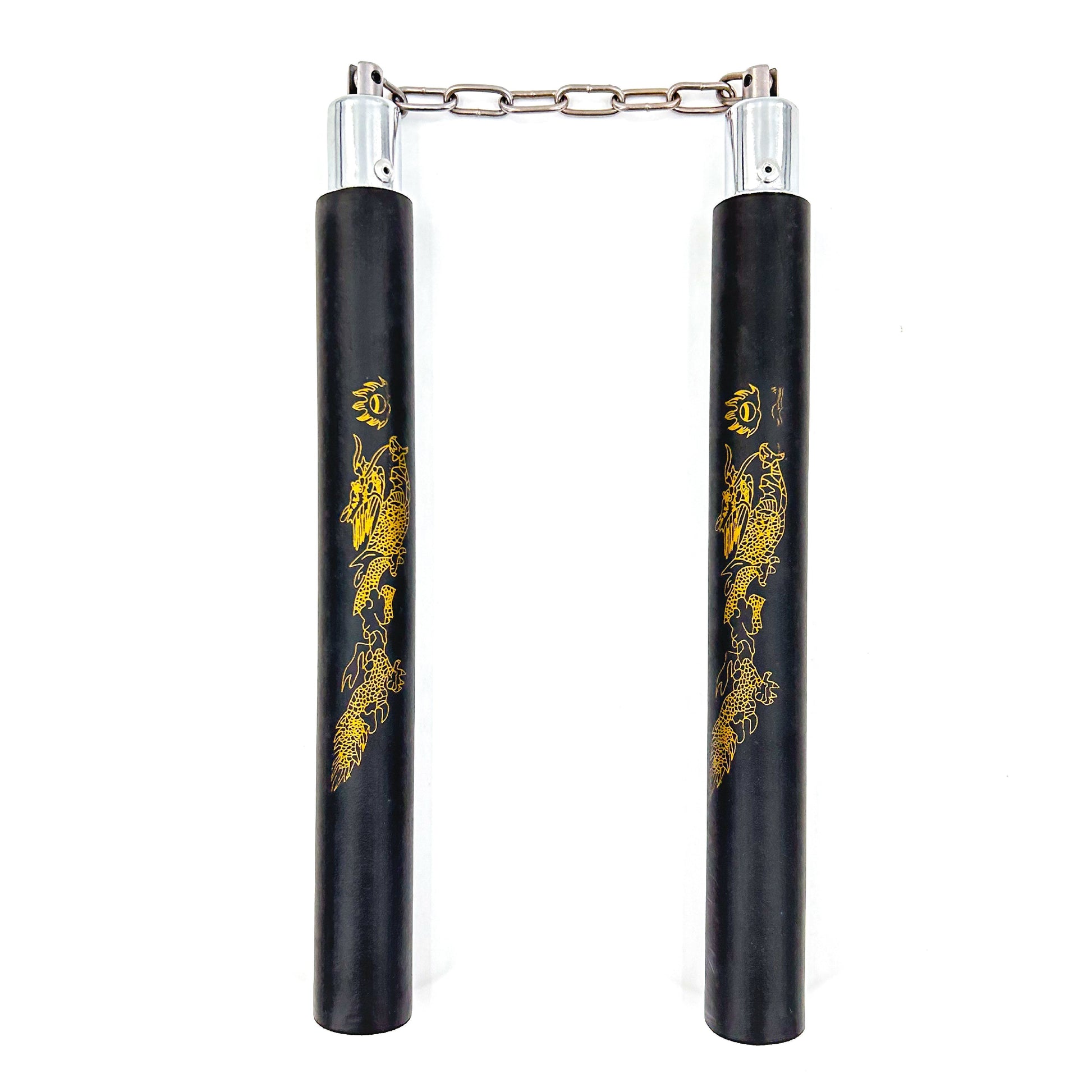 Laser Dragon Black Martial Arts Nunchaku