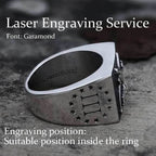 1776 Crossed Guns Stainless Steel Ring - Silver / 5