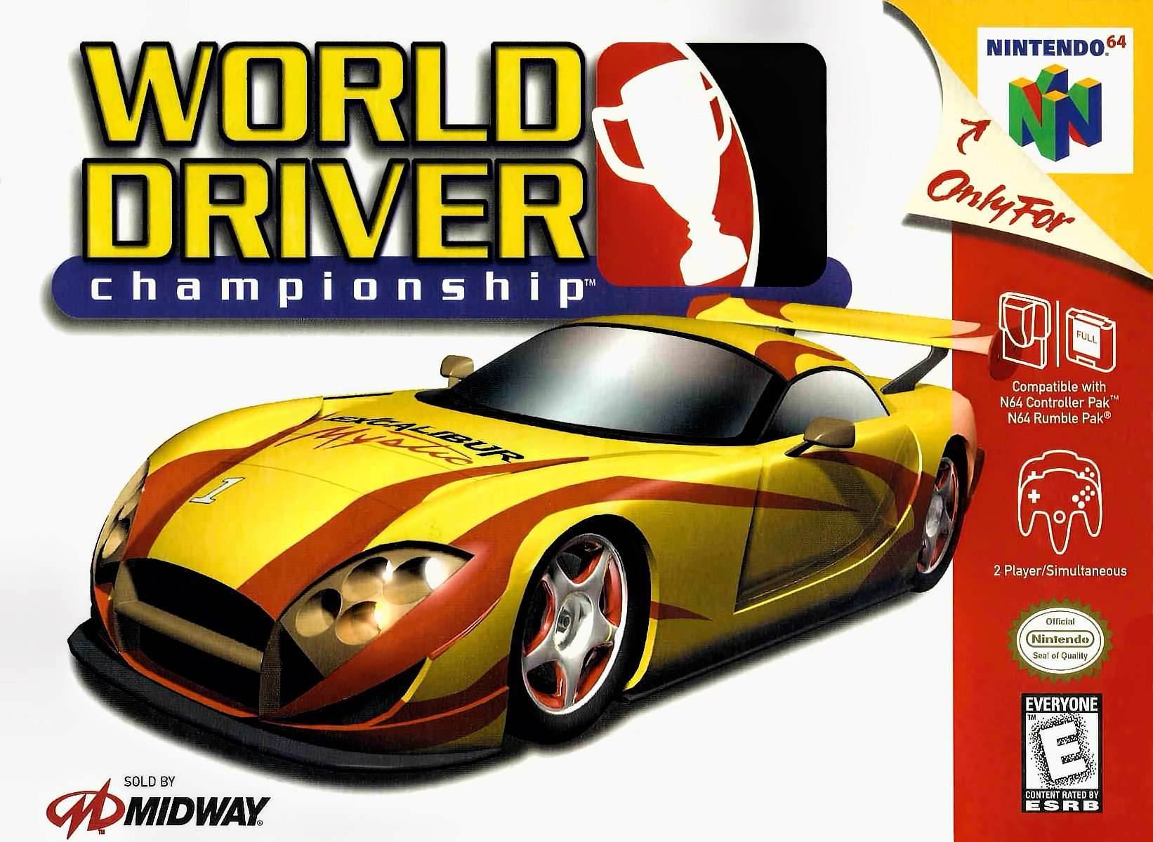 World Driver Championship (Nintendo 64) - Game Manual Only