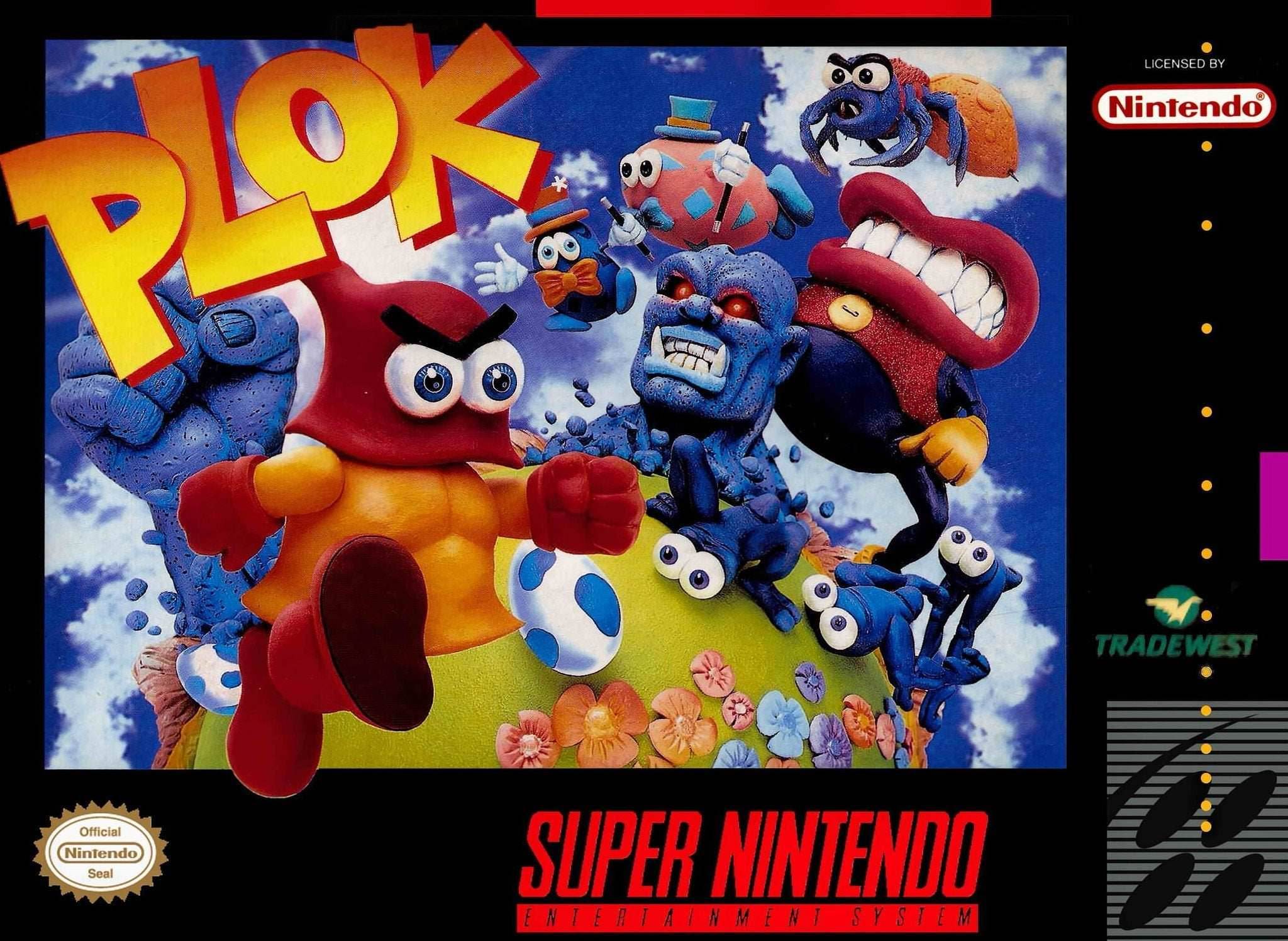 Plok (Super Nintendo) - Game Manual Only