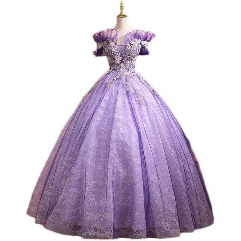 Bel Canto Solo Performance Costume Host Evening Dress