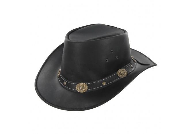 Leather Mustang Runner Outdoor Hat