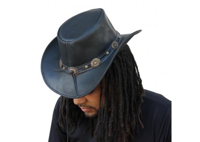 Leather Mustang Runner Outdoor Hat