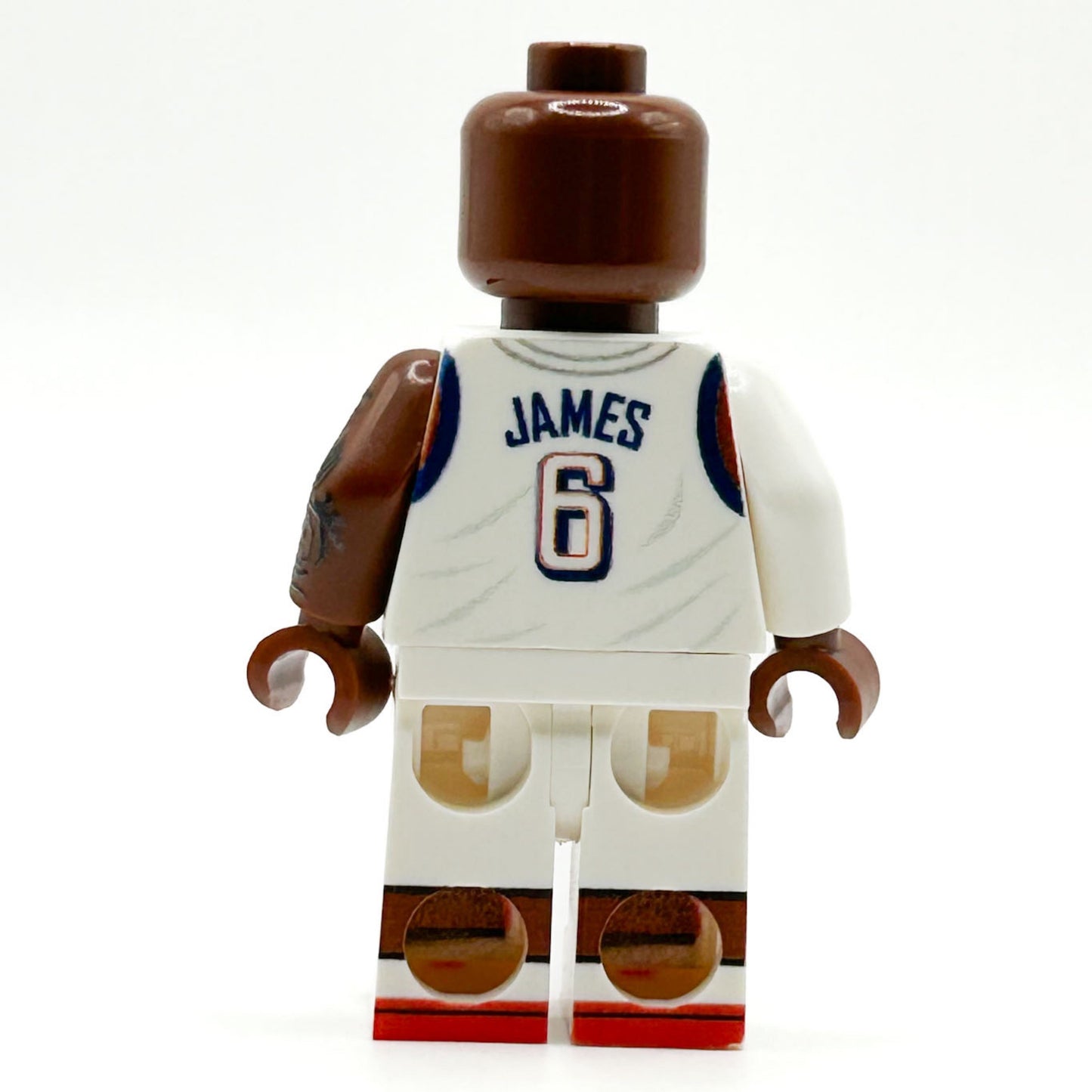 Lebron #6 USA Olympics (2024) Basketball Player Minifig made using LEGO parts - B3 Customs