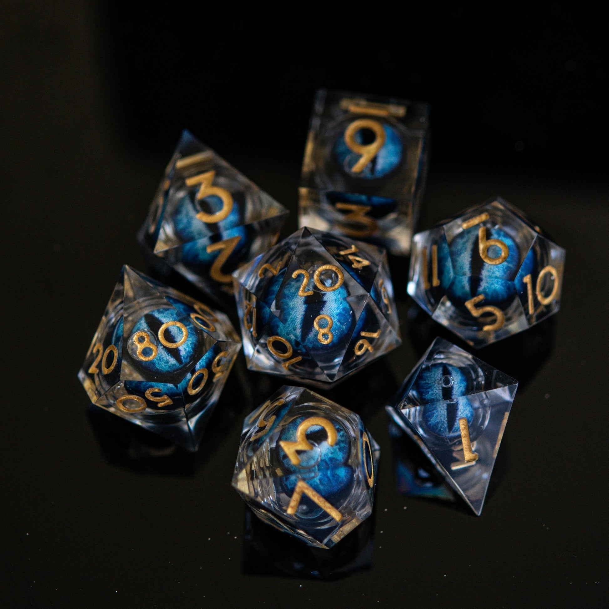 Legacy of Blue Eyes Liquid Core Dice Set