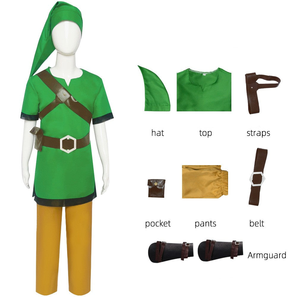 Legend of Zelda Sword of the Sky cosplay costume Link Zelda cosplay costume