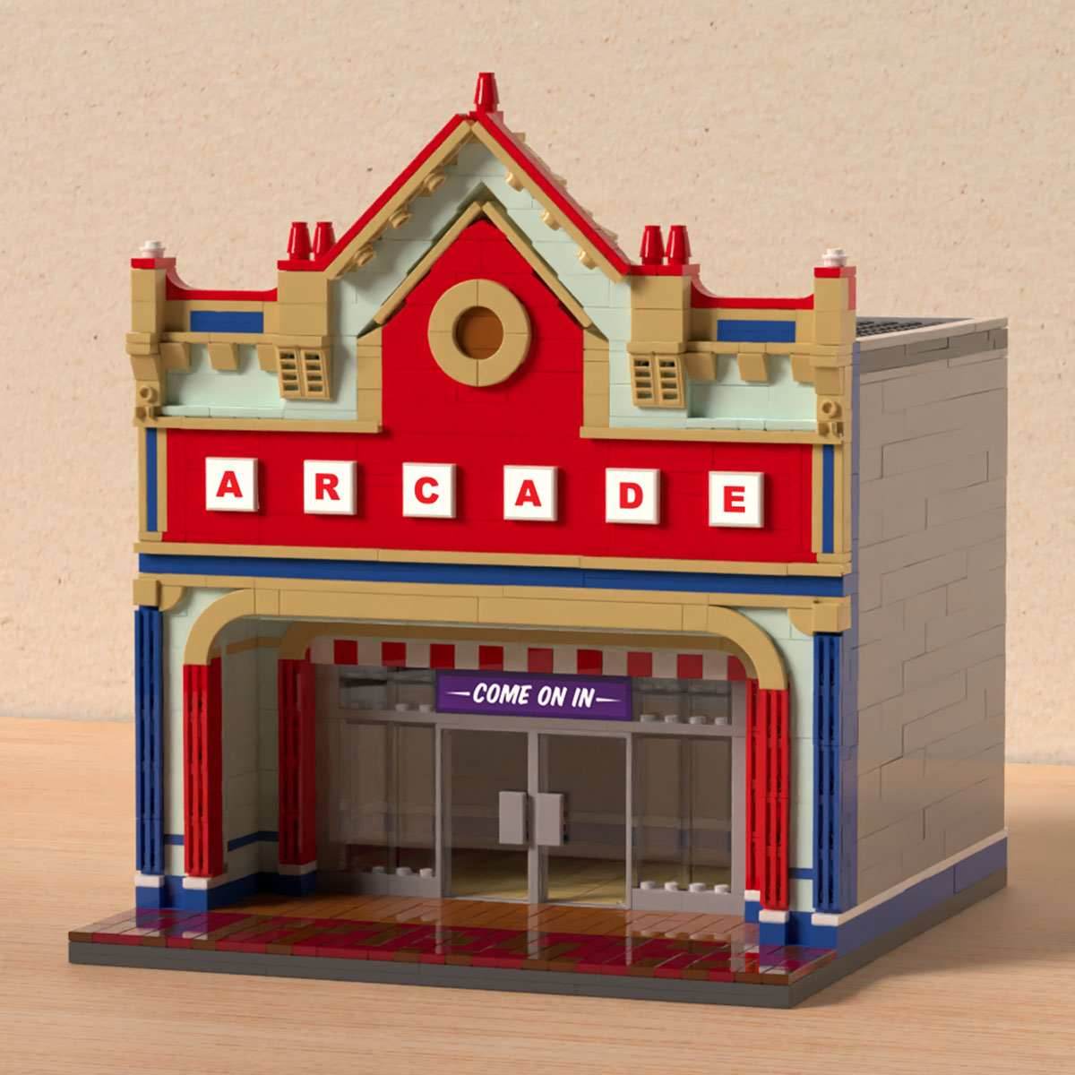 Arcade Modular Building - Custom MOC - 