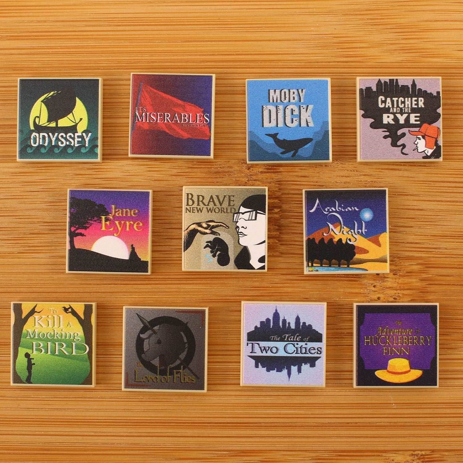 B3 Customs Classic Books Pack (Series 2) made using LEGO parts - 