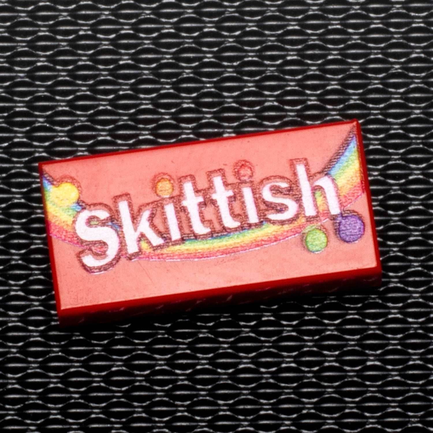 Skittish - Custom Printed Candy 1x2 Tile made using LEGO part - 