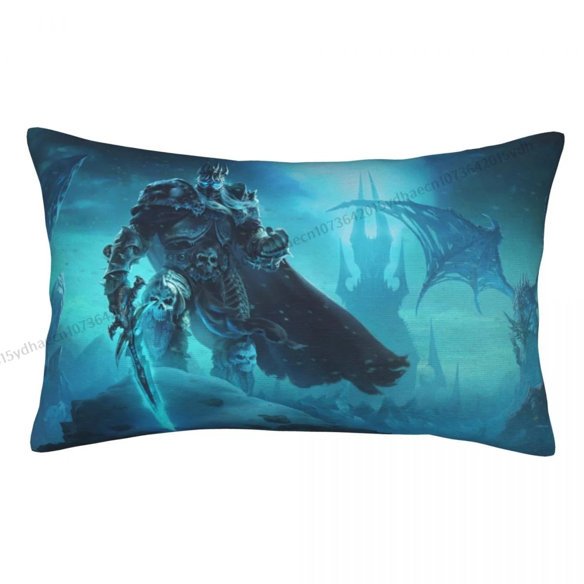 Lich-King Printed Pillow Case World Of Warcraft Backpack Cushions Covers Soft Sofa Decor Pillowcase