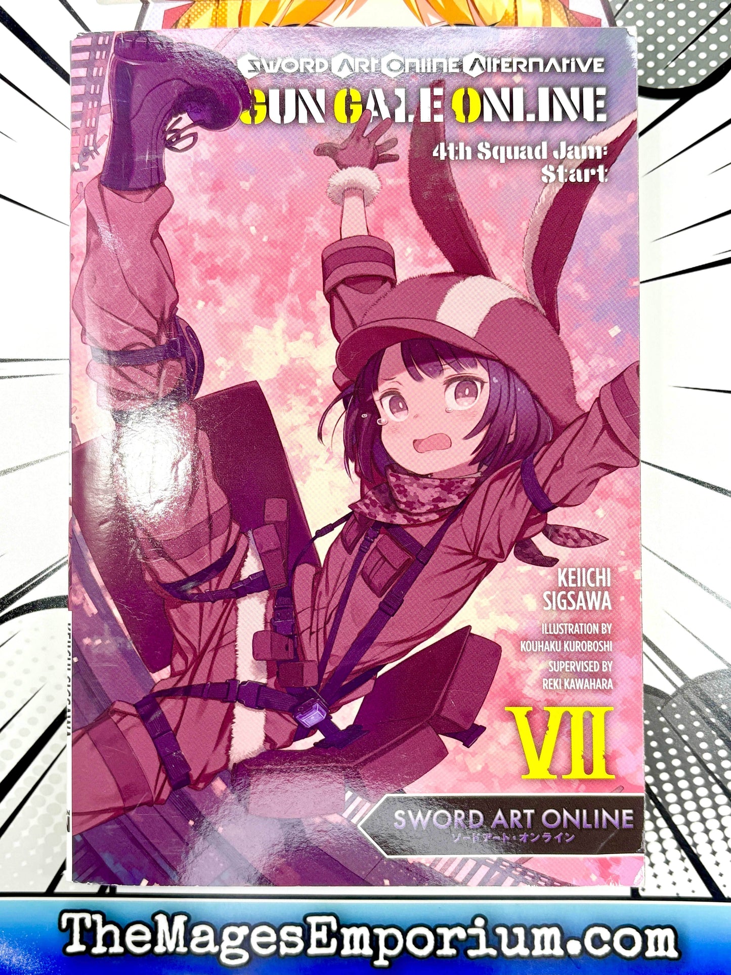 Sword Art Online Alternative Gun Gale Online 4th Squad Jump Start Vol 7 Light Novel - 