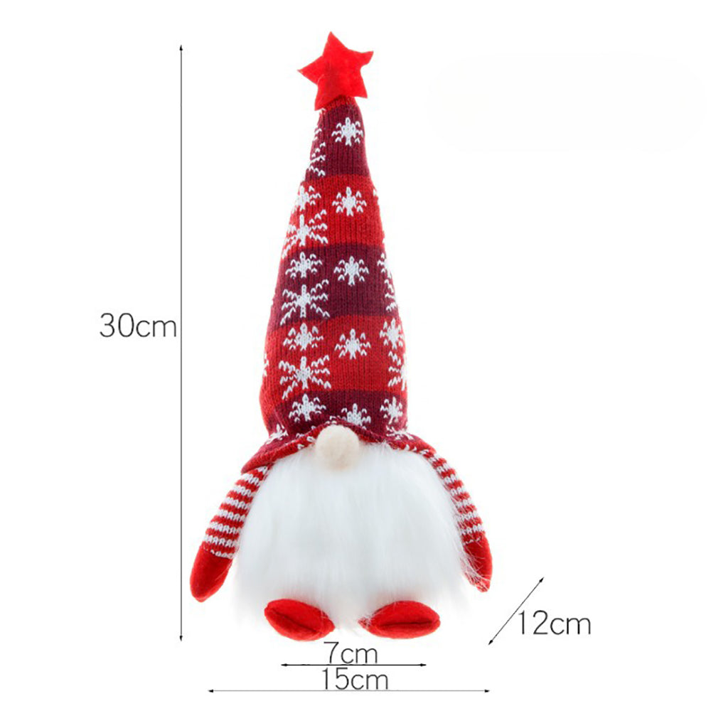 Lighted Christmas Gnome Santa Tabletop Christmas Decoration-Battery Operated