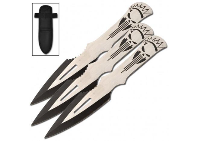 Lightening Strike Aerodynamic Target 3 Piece Throwing Knives