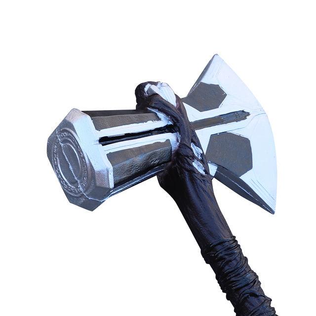 Lightning Avenger Replica Foam LARP Costume Cosplay War Axe Hammer