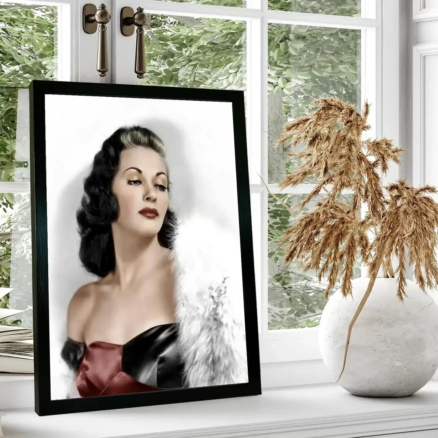 lily munster Poster Prints Wall Art Canvas Painting Poster For Modern Family Living Room Home Decor