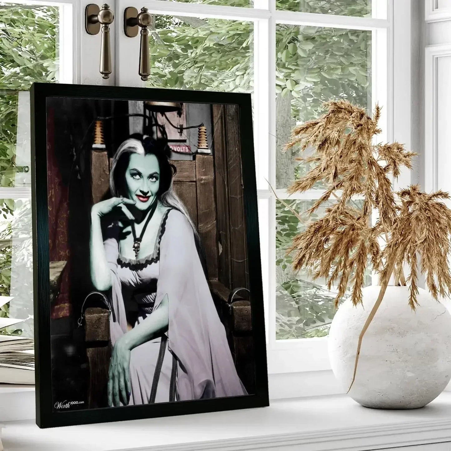 lily munster Poster Prints Wall Art Canvas Painting Poster For Modern Family Living Room Home Decor