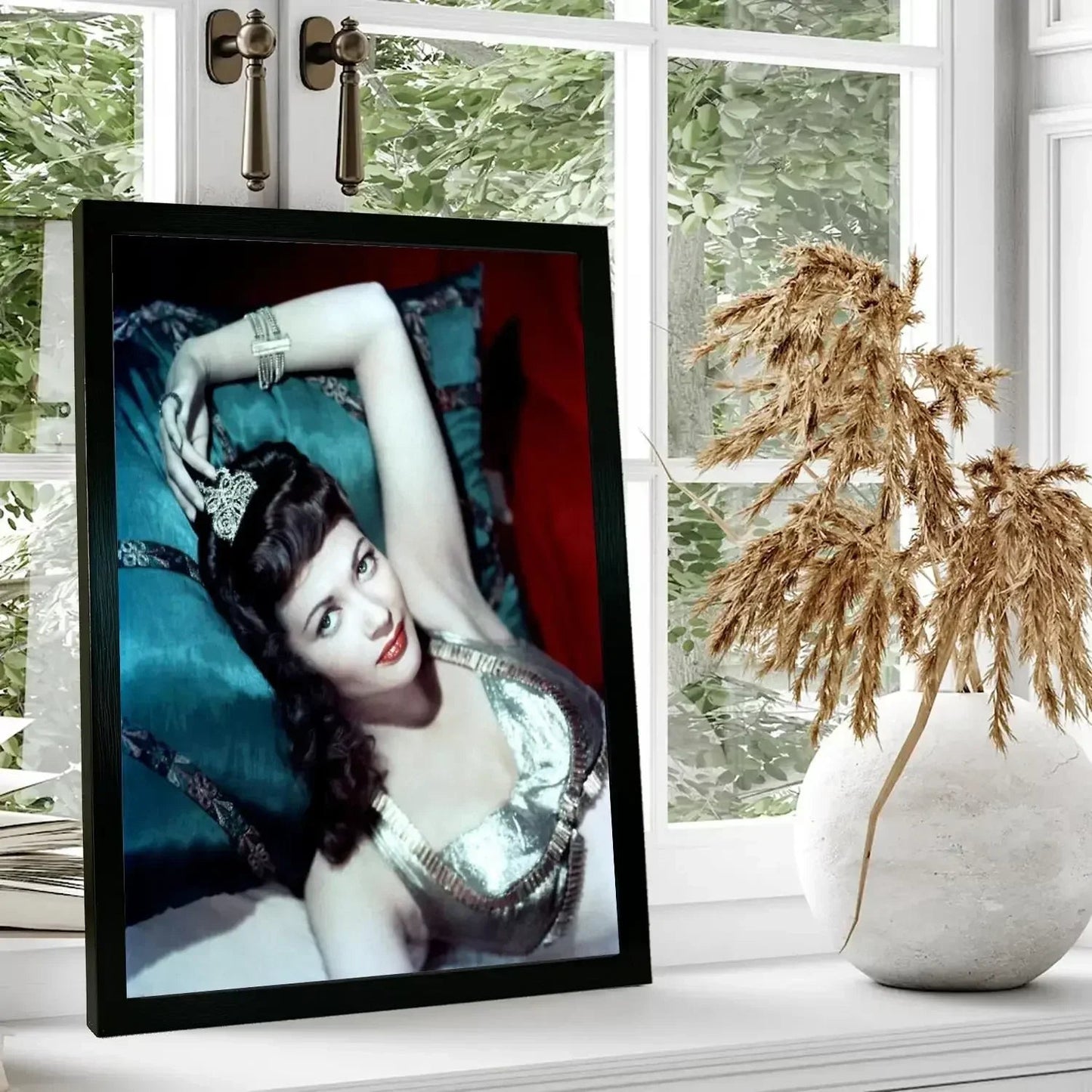 lily munster Poster Prints Wall Art Canvas Painting Poster For Modern Family Living Room Home Decor