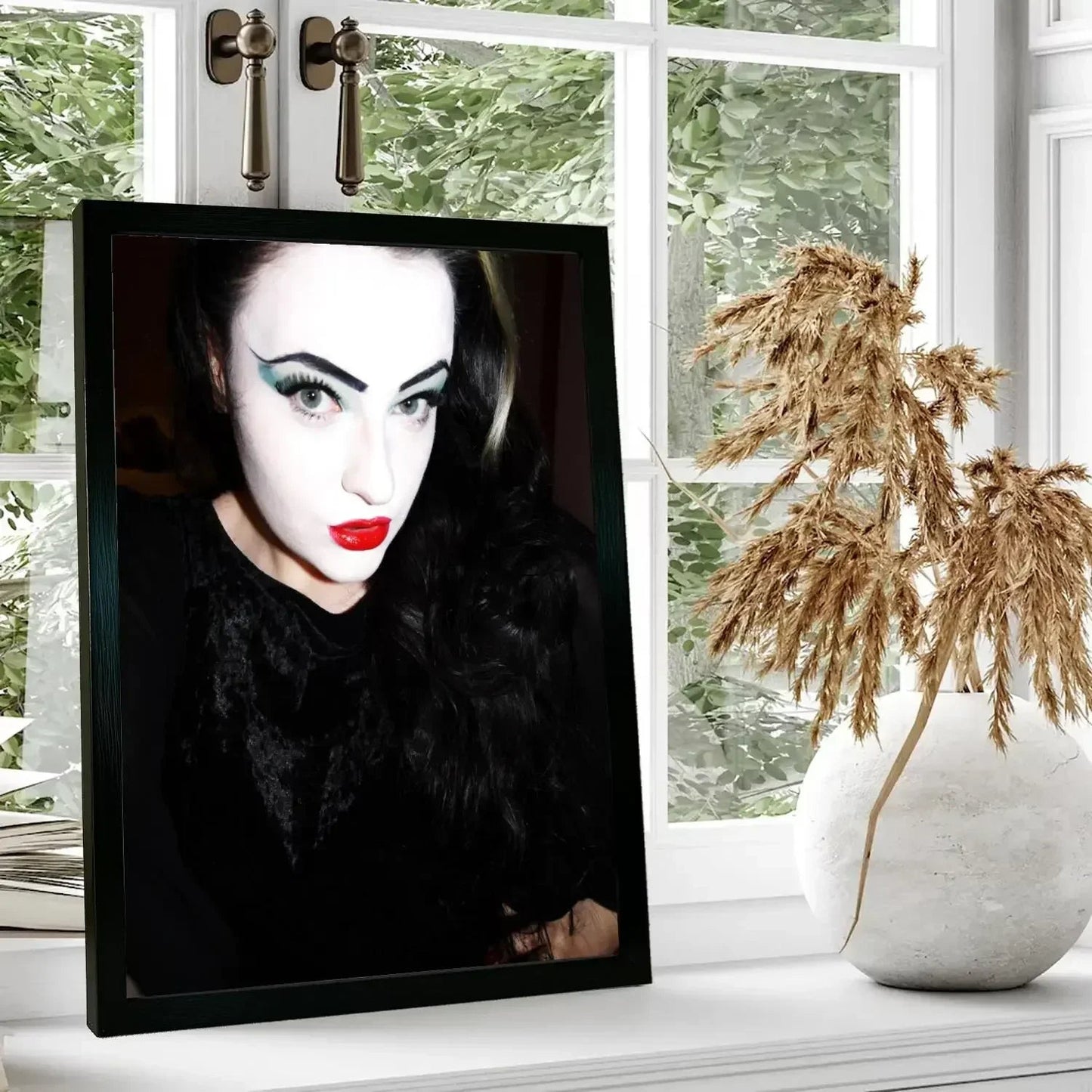 lily munster Poster Prints Wall Art Canvas Painting Poster For Modern Family Living Room Home Decor