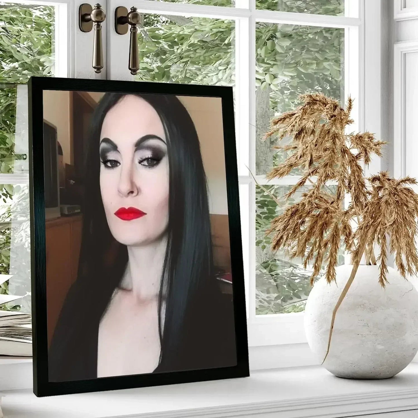 lily munster Poster Prints Wall Art Canvas Painting Poster For Modern Family Living Room Home Decor