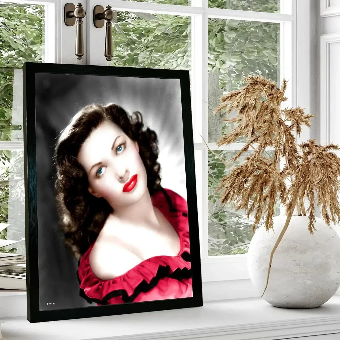 lily munster Poster Prints Wall Art Canvas Painting Poster For Modern Family Living Room Home Decor