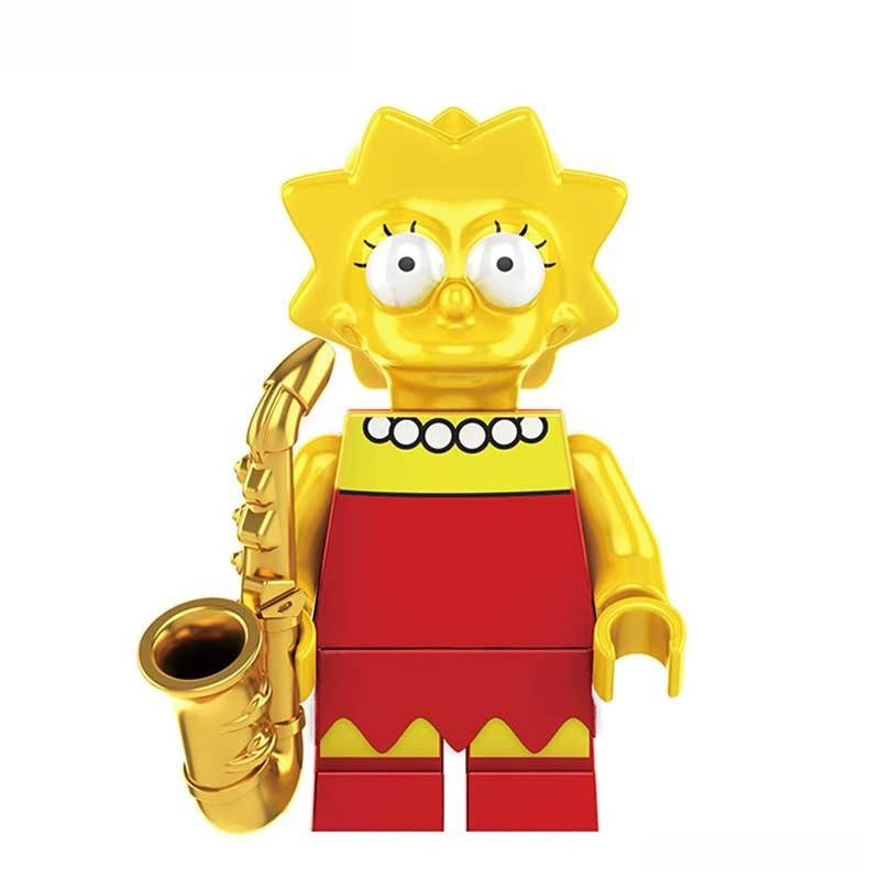 Lisa Simpson | The Simpsons Lego Minifigures Custom toys