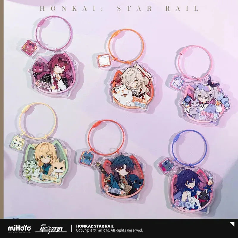 Little Cat Series Acrylic Keychain Honkai: Star Rail