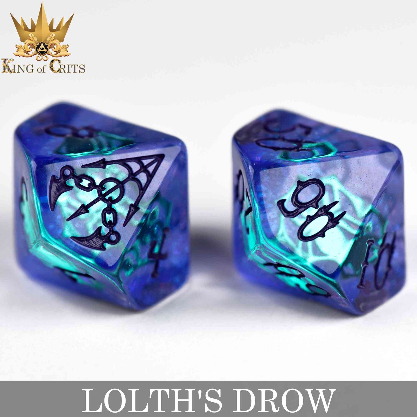 Lolth's Drow 11 Dice Set