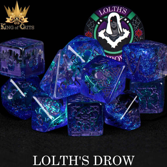 Lolth's Drow 11 Dice Set